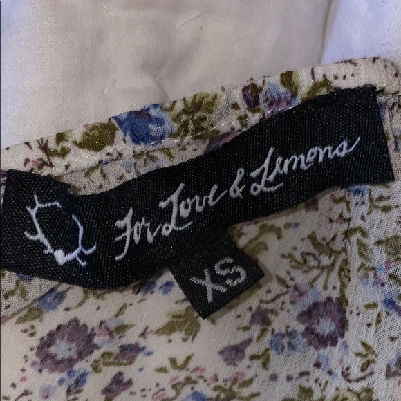 For Love And Lemons, Cropped long sleeve top - Picture 5 of 6